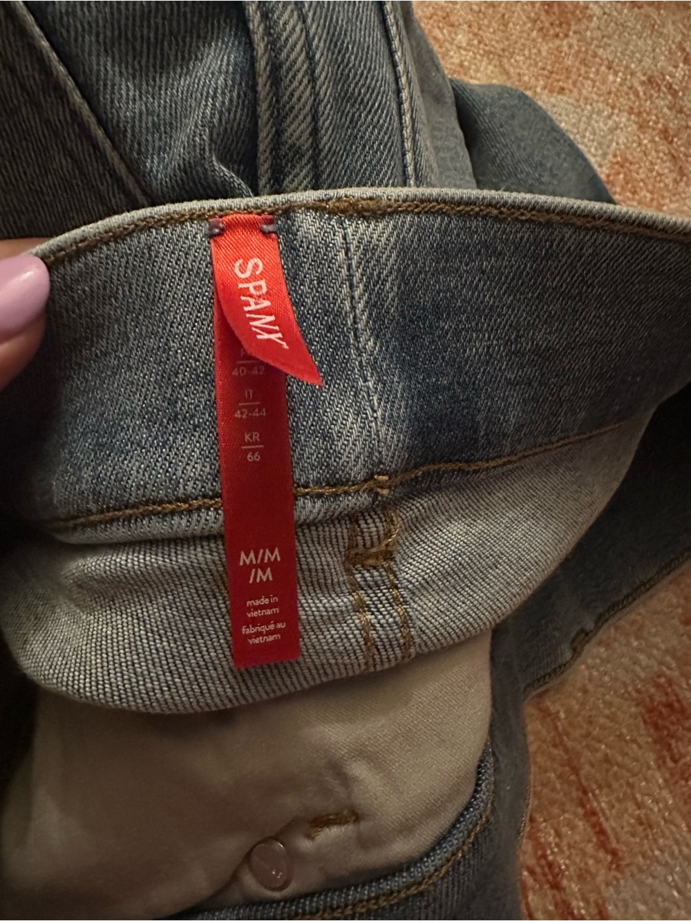 SPANXshape® EveryWear Kick Flare Jeans pull on size medium 20845R - Picture 4 of 9